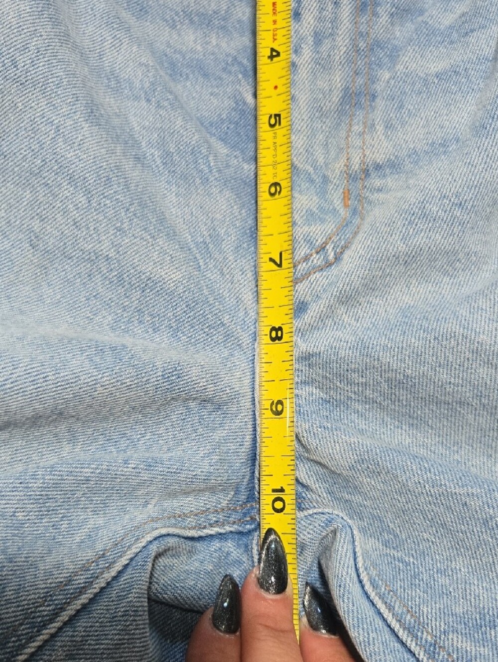 American Eagle Outfitters Light Blue High-Rise Barrel Jeans - Picture 9 of 11